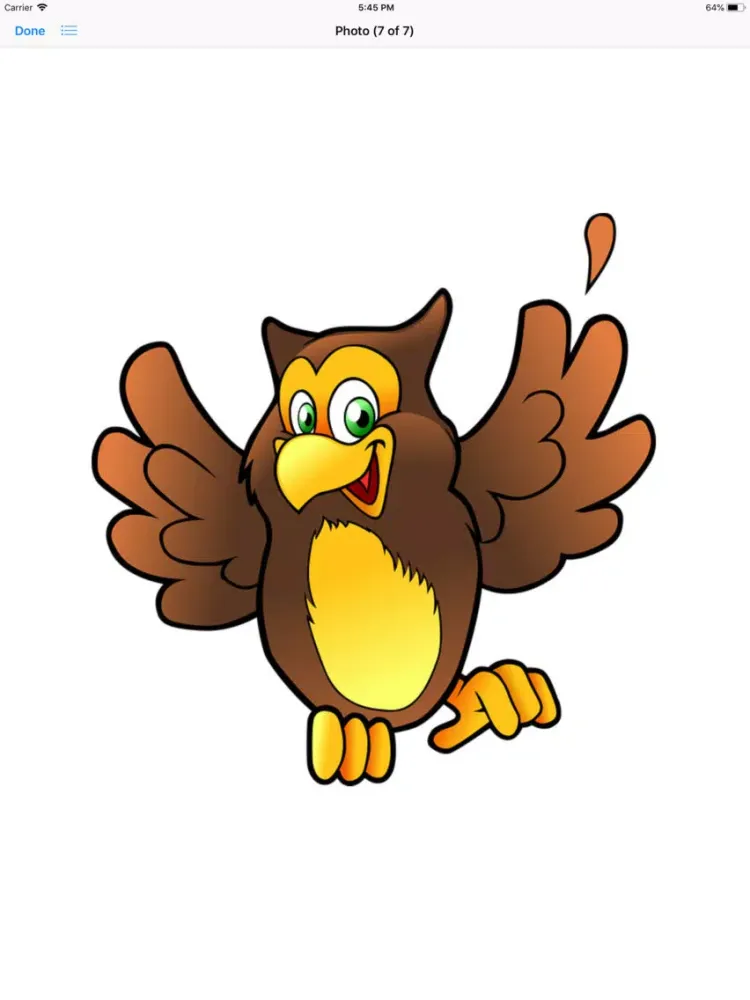 Wise Old Owl Stickers iPad  স্ক্রিনশট