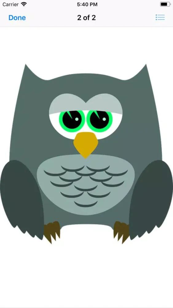 Wise Old Owl Stickers স্ক্রিনশট