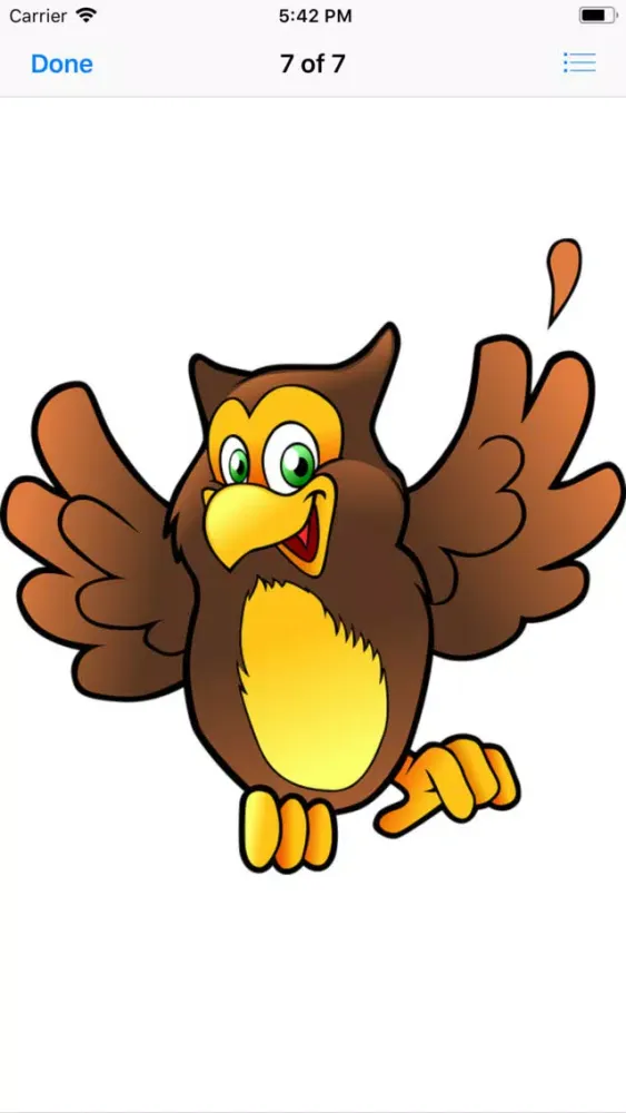 Wise Old Owl Stickers স্ক্রিনশট