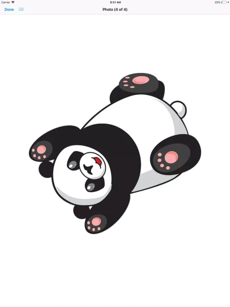 My Panda Sticker Pack iPad 应用截图