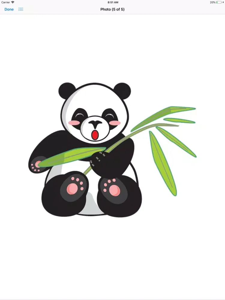 My Panda Sticker Pack iPad 应用截图