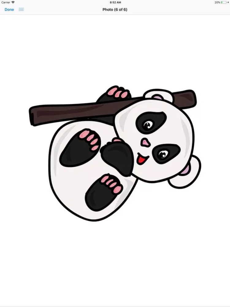 My Panda Sticker Pack iPad 应用截图