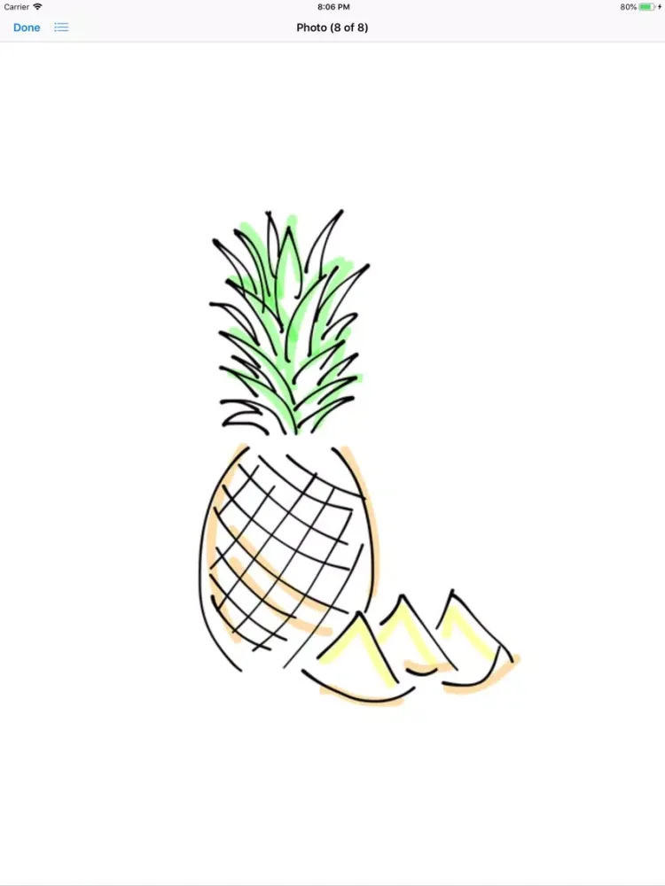 Pineapple Sticker Pack iPad  스크린샷