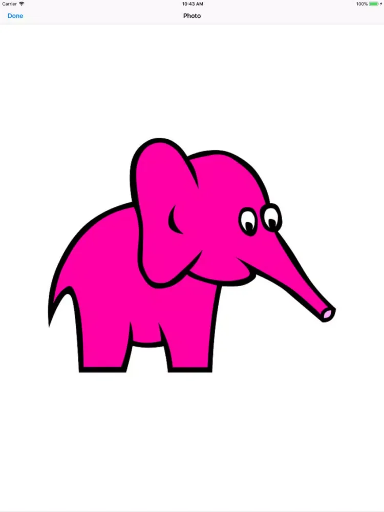 صور Pink Elephant Sticker Pack iPad 