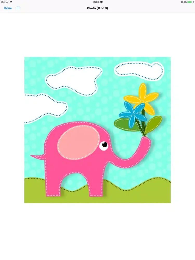صور Pink Elephant Sticker Pack iPad 