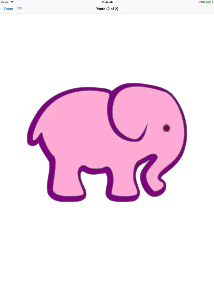 صور Pink Elephant Sticker Pack iPad 