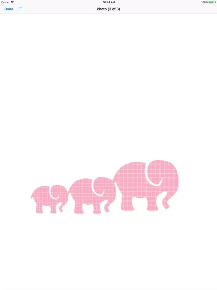 صور Pink Elephant Sticker Pack iPad 