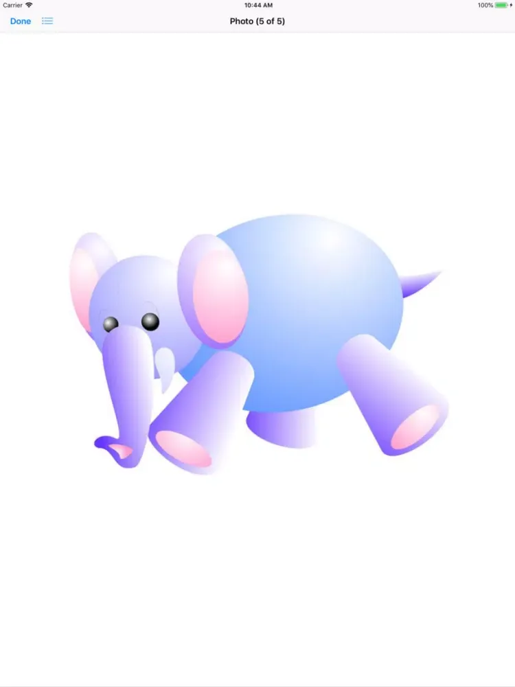 صور Pink Elephant Sticker Pack iPad 