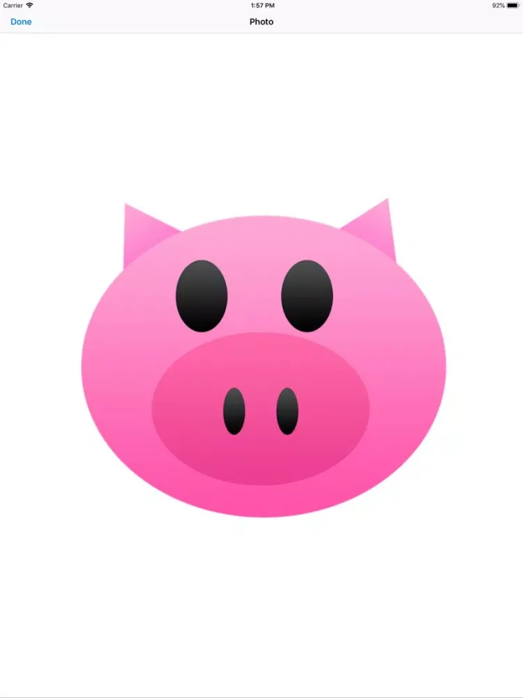 Captures d'écran de Pink Pig Sticker Pack iPad 
