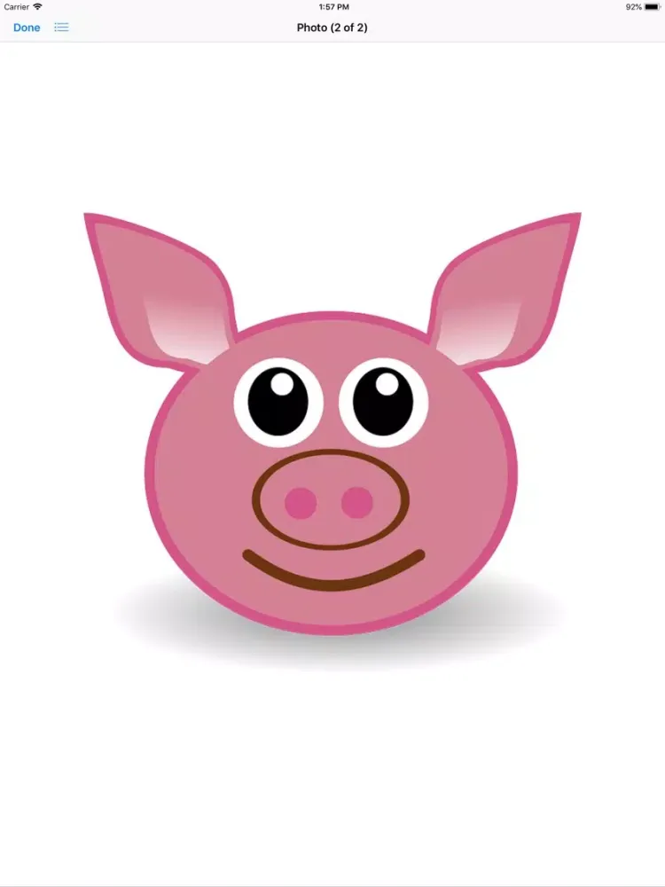 Captures d'écran de Pink Pig Sticker Pack iPad 