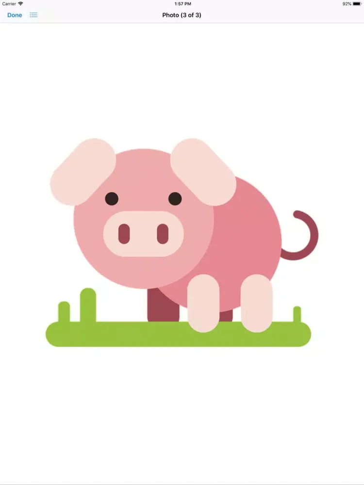 Captures d'écran de Pink Pig Sticker Pack iPad 