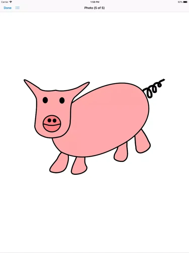 Captures d'écran de Pink Pig Sticker Pack iPad 