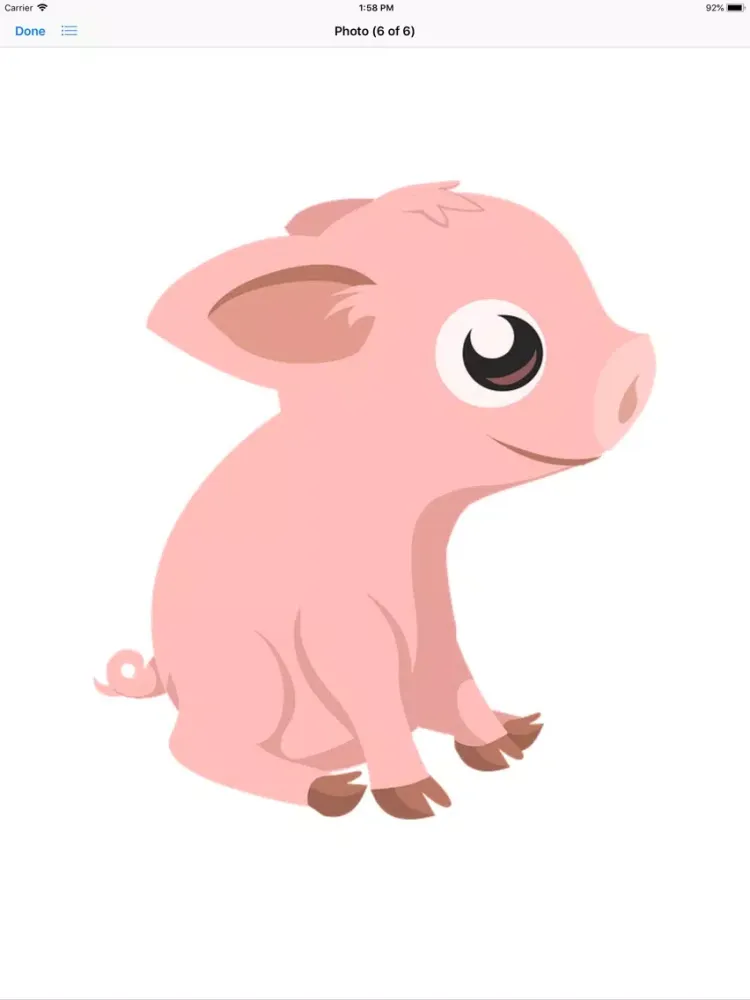 Captures d'écran de Pink Pig Sticker Pack iPad 