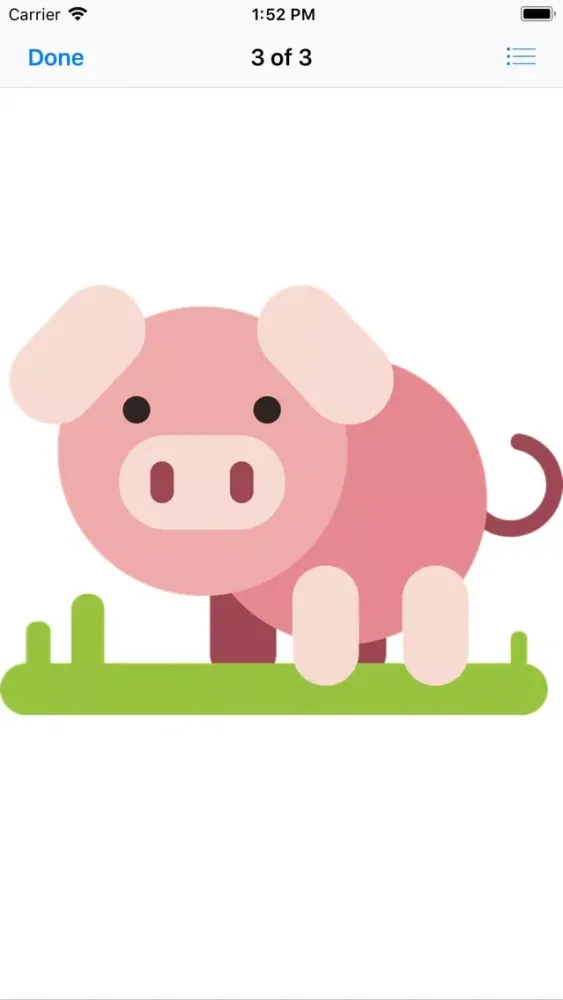 Captures d'écran de Pink Pig Sticker Pack