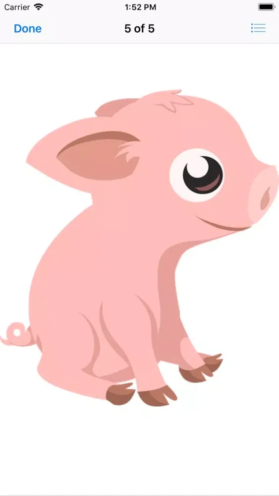 Captures d'écran de Pink Pig Sticker Pack