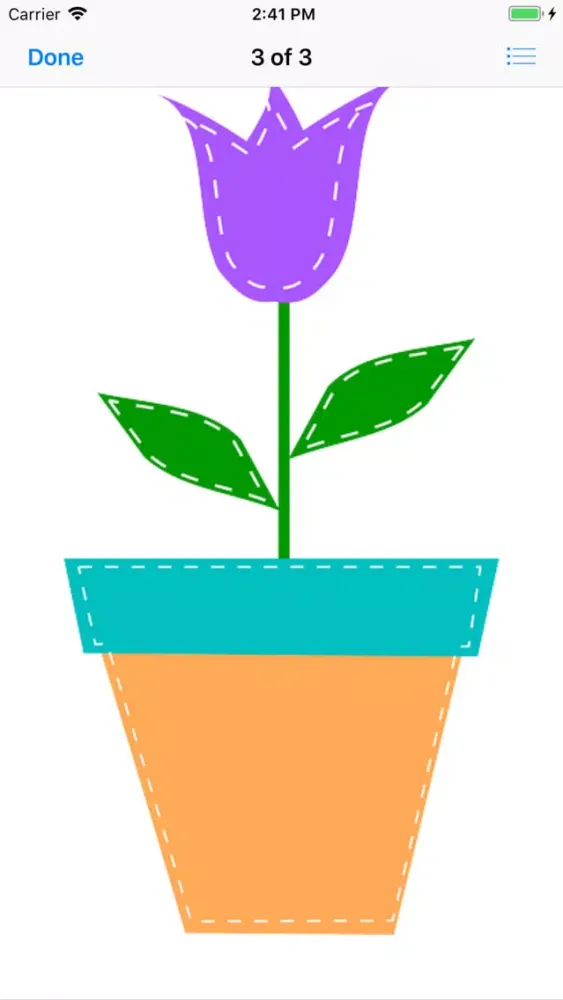 Zrzuty ekranu Potted Tulip Stickers