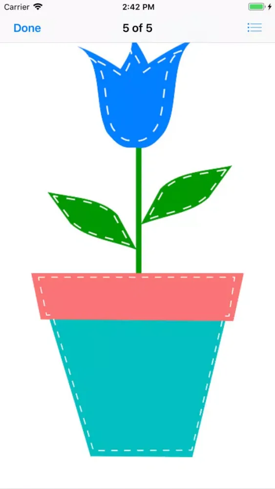 Zrzuty ekranu Potted Tulip Stickers