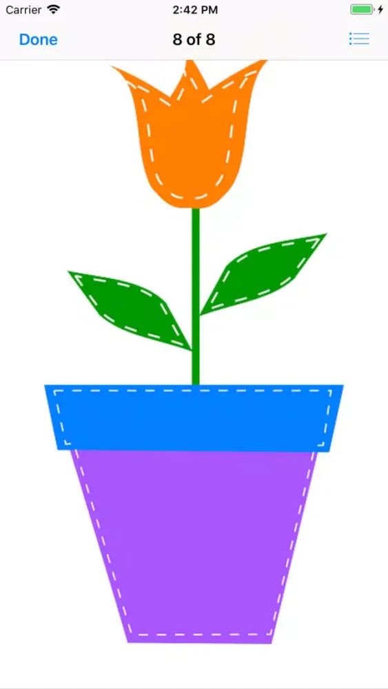 Zrzuty ekranu Potted Tulip Stickers