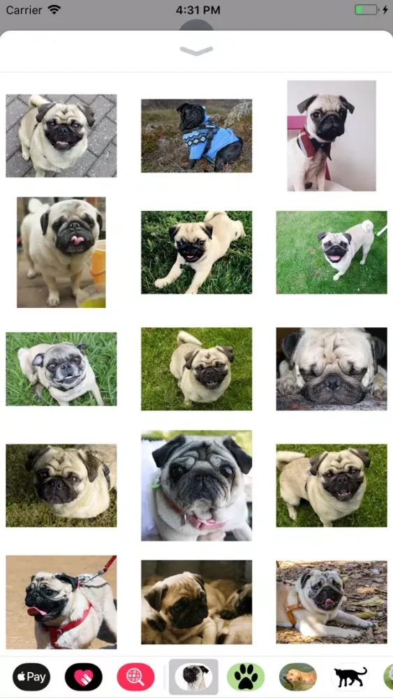 Скриншоты Pug Sticker Pack