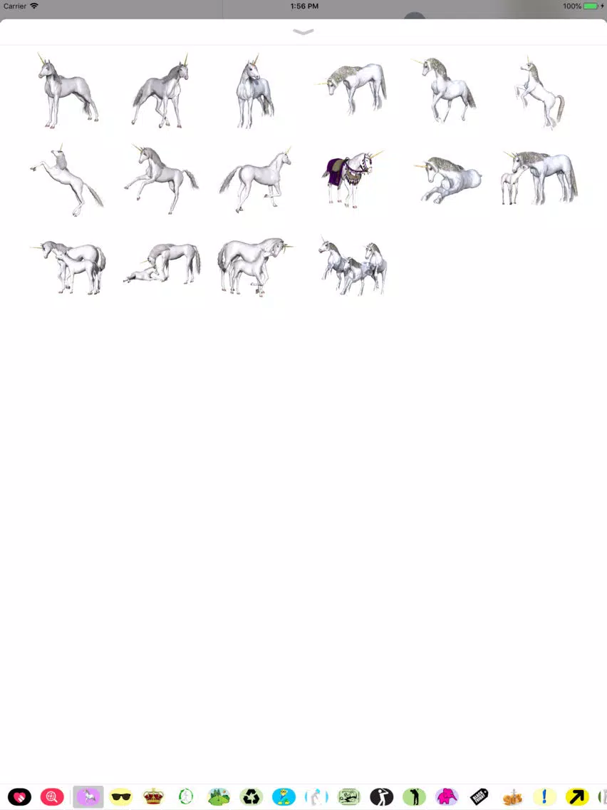 Pure Unicorn Sticker Pack iPad  سکرین شاٹس