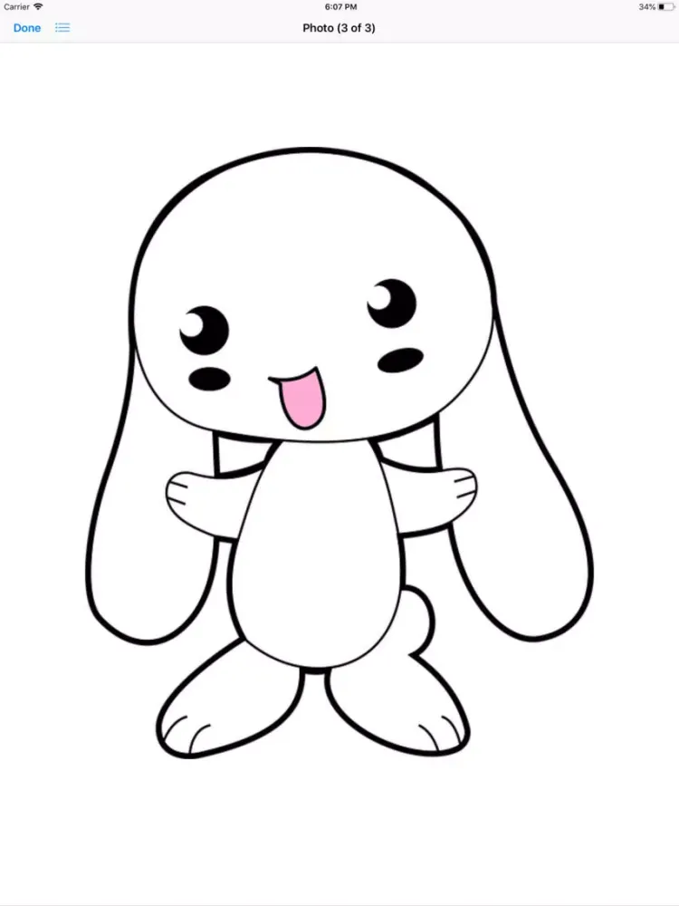 Bunny Rabbit Sticker Pack iPad  スクリーンショット
