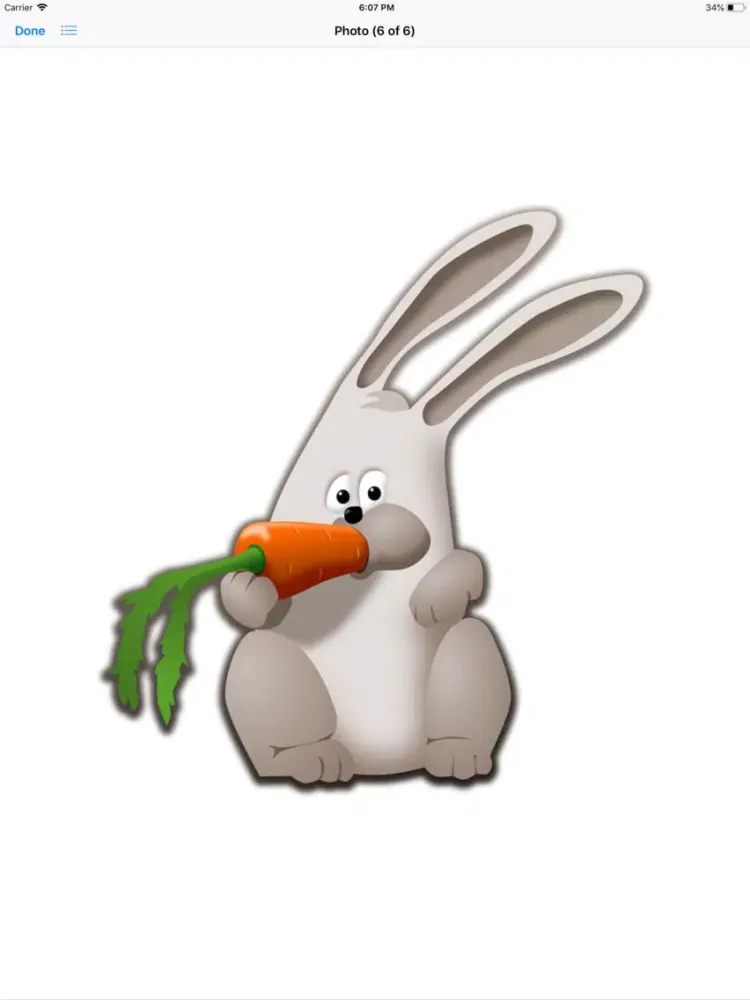 Bunny Rabbit Sticker Pack iPad  スクリーンショット