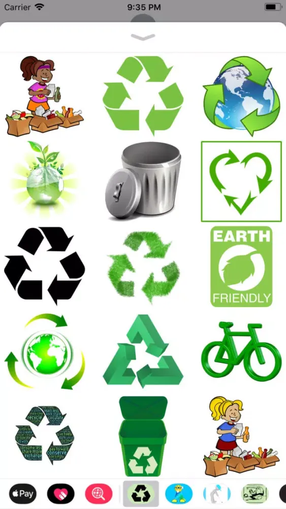 تصاویر Let's Recycle Sticker Pack