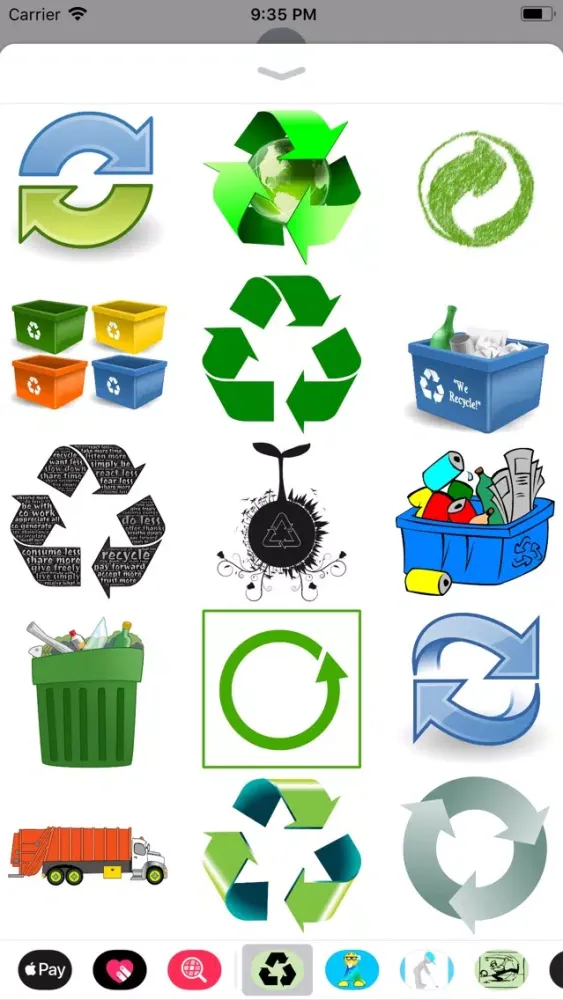 تصاویر Let's Recycle Sticker Pack