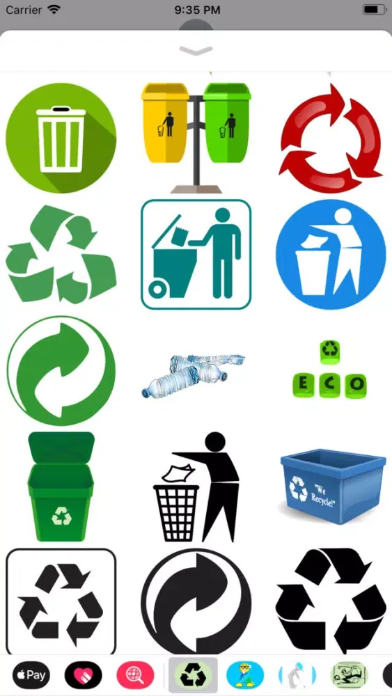 تصاویر Let's Recycle Sticker Pack
