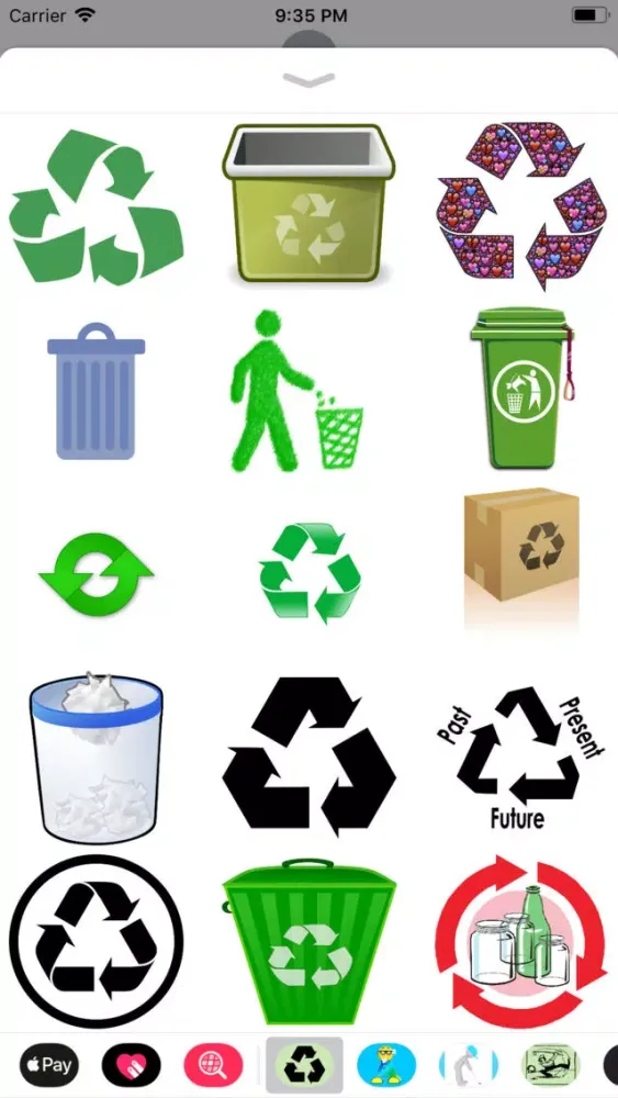 تصاویر Let's Recycle Sticker Pack