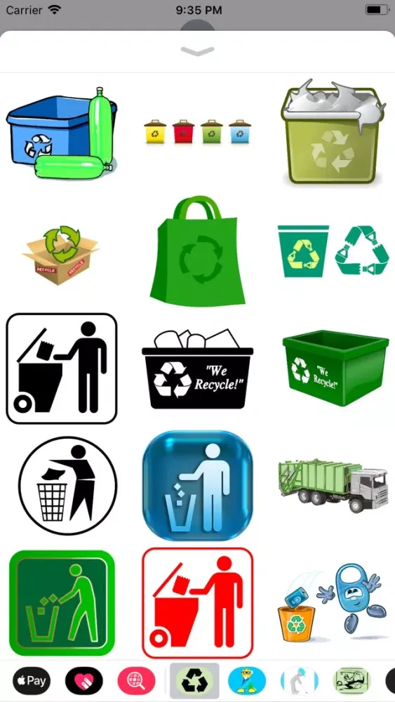 تصاویر Let's Recycle Sticker Pack