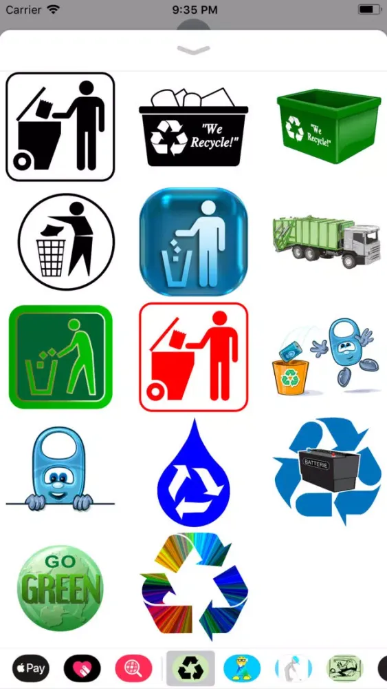 تصاویر Let's Recycle Sticker Pack