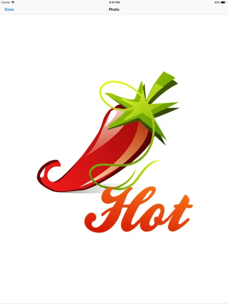 Hot Pepper Stickers iPad  স্ক্রিনশট