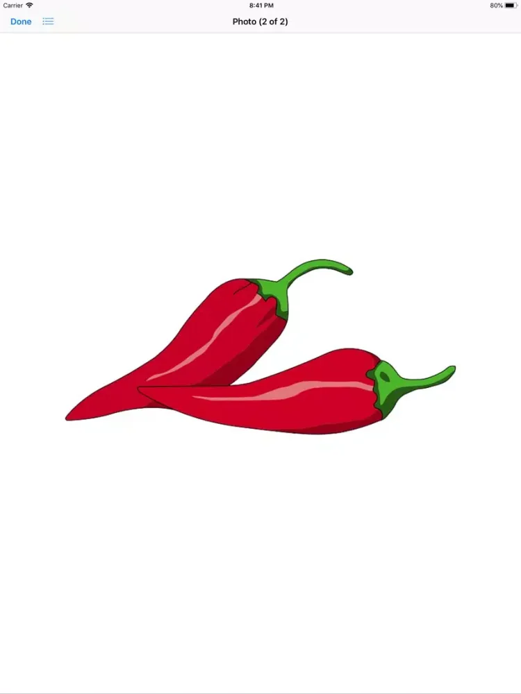 Hot Pepper Stickers iPad  স্ক্রিনশট