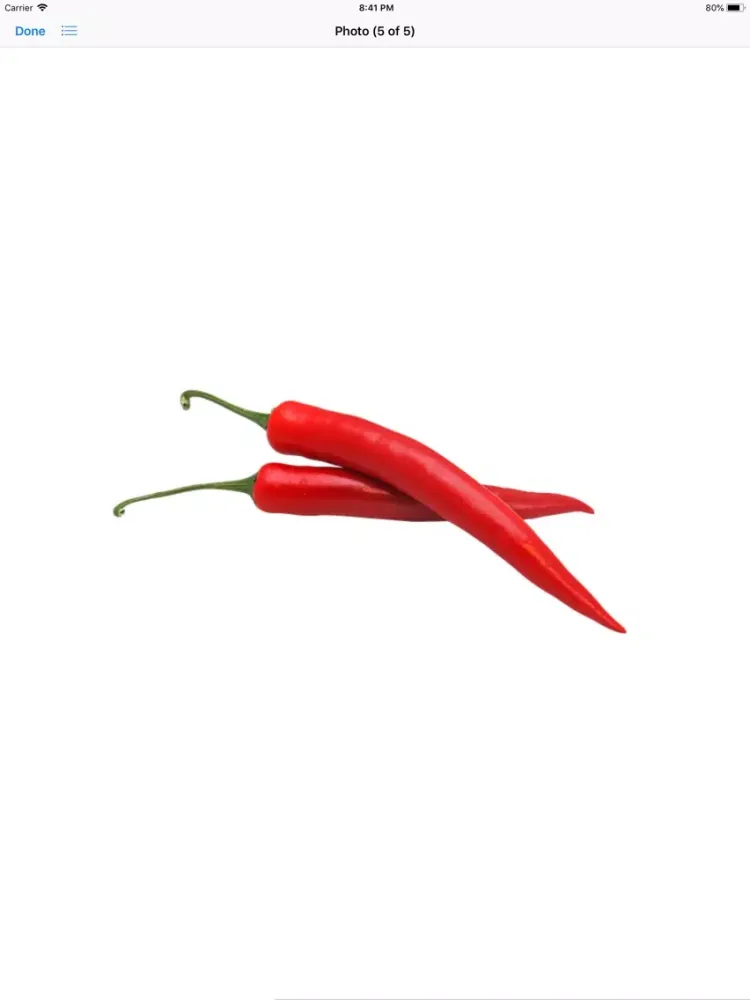 Hot Pepper Stickers iPad  স্ক্রিনশট
