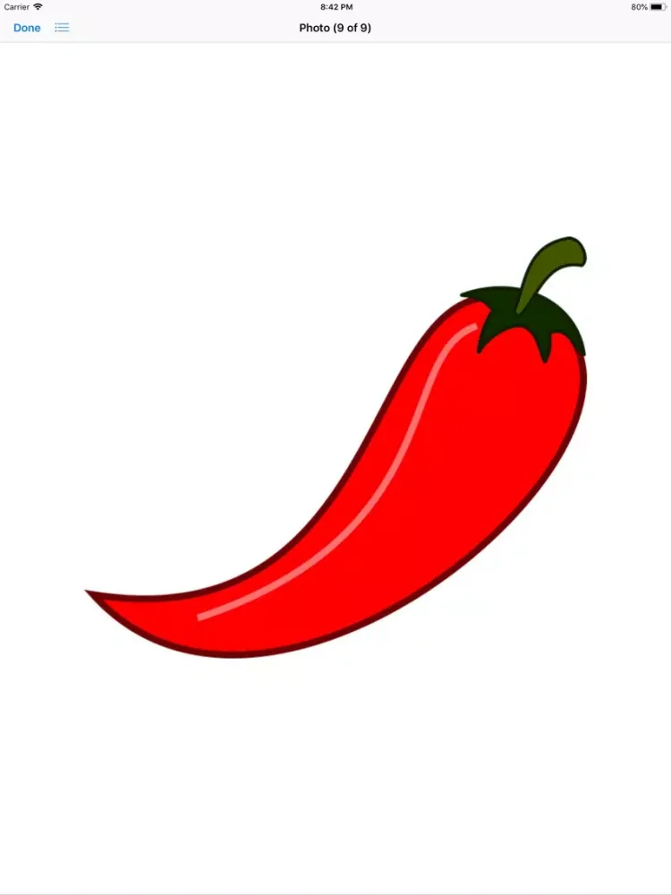 Hot Pepper Stickers iPad  স্ক্রিনশট