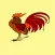 Raucous Rooster Stickers