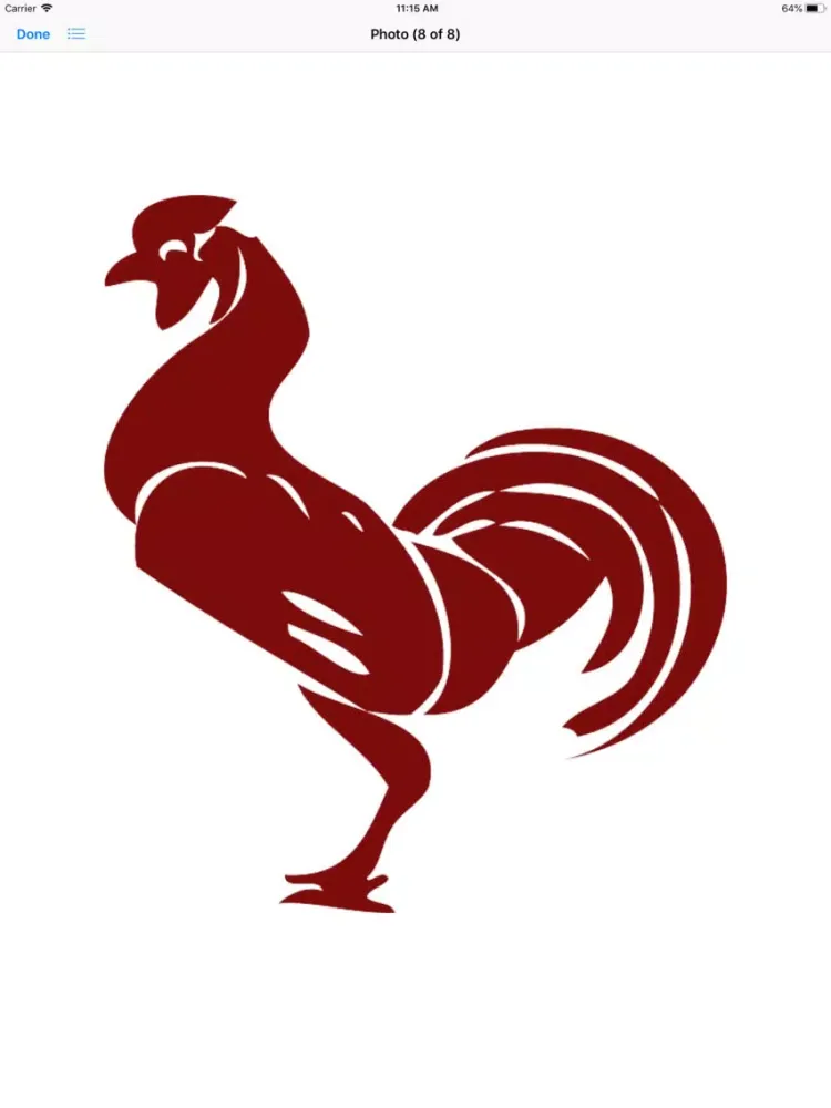 تصاویر Raucous Rooster Stickers iPad 