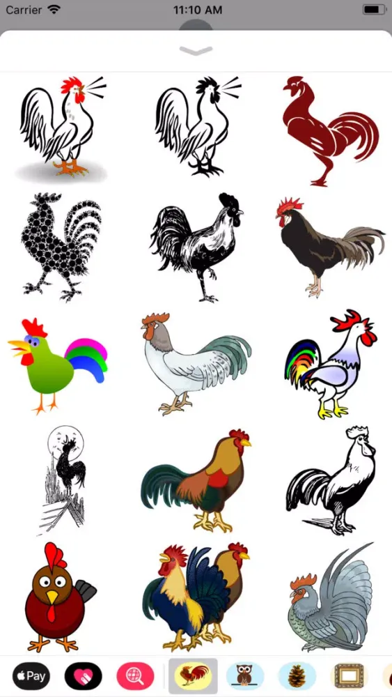 تصاویر Raucous Rooster Stickers