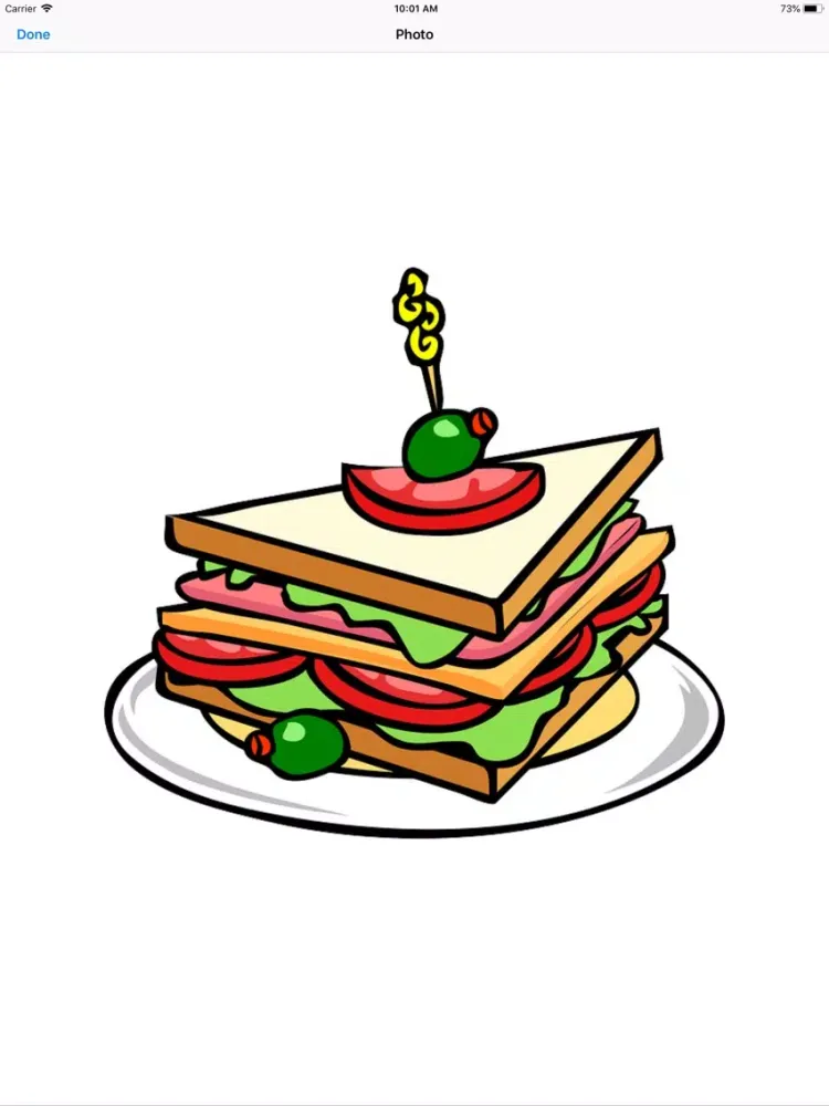 Capturas de pantalla de Scrumptious Sandwich Stickers iPad 