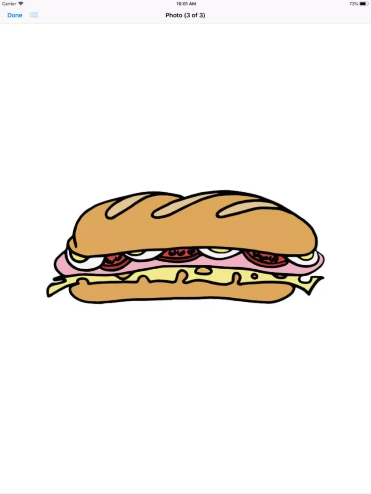 Capturas de pantalla de Scrumptious Sandwich Stickers iPad 