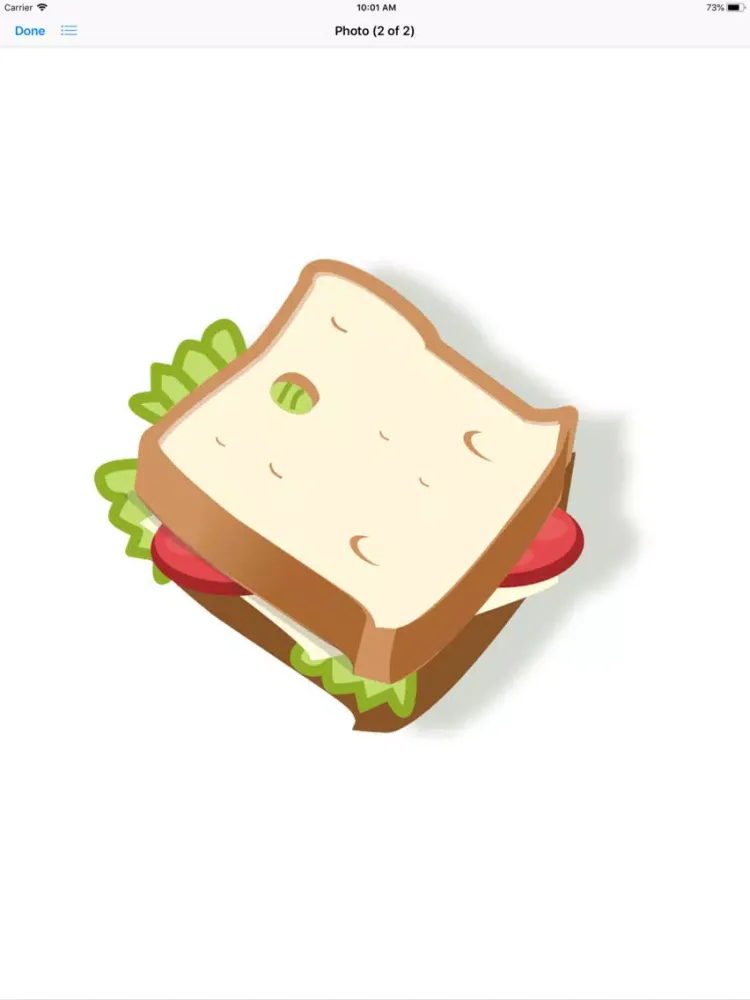 Capturas de pantalla de Scrumptious Sandwich Stickers iPad 
