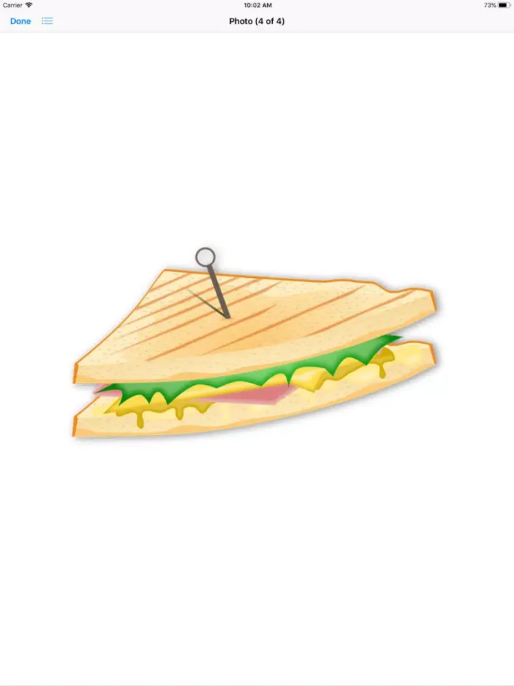 Capturas de pantalla de Scrumptious Sandwich Stickers iPad 