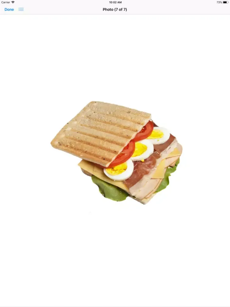 Capturas de pantalla de Scrumptious Sandwich Stickers iPad 