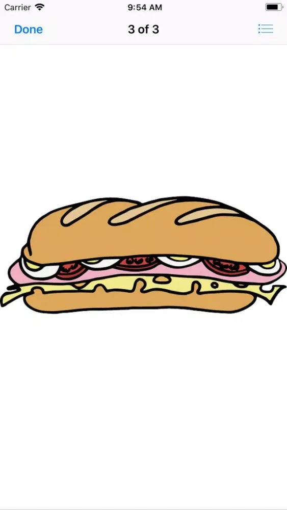 Capturas de pantalla de Scrumptious Sandwich Stickers