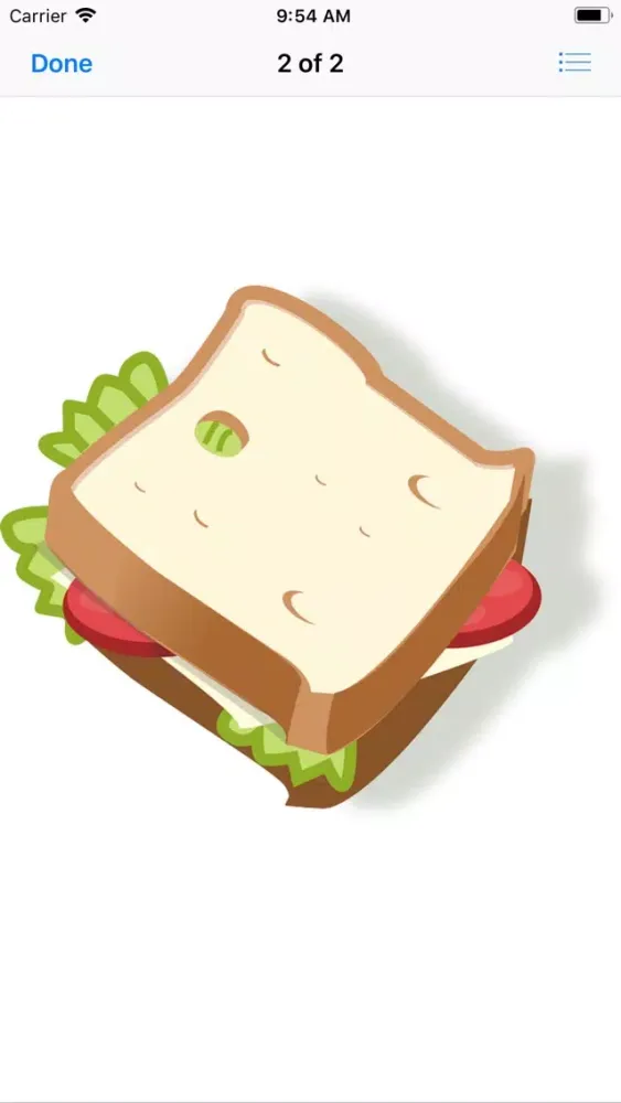Capturas de pantalla de Scrumptious Sandwich Stickers