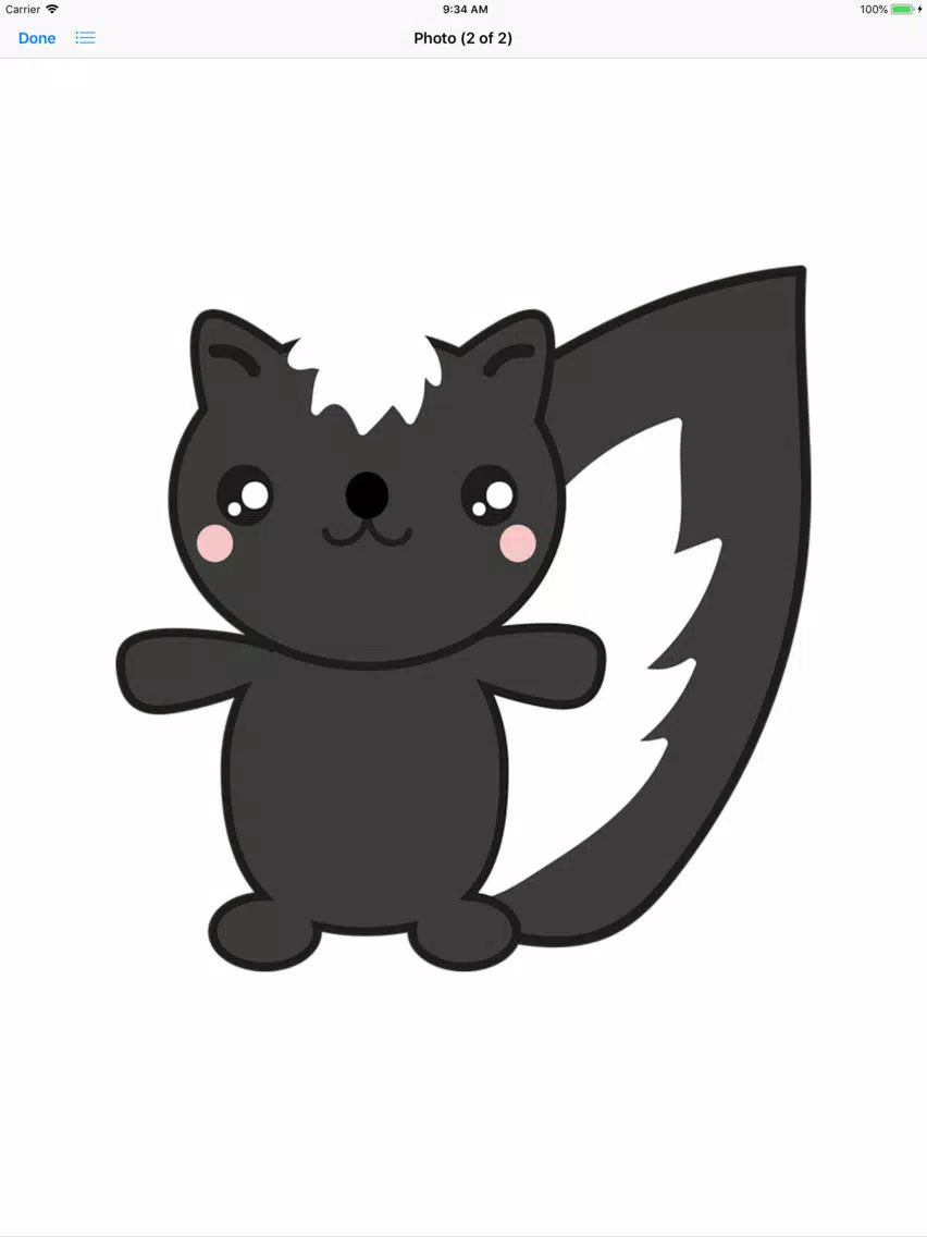 Sweet Skunk Stickers iPad 应用截图