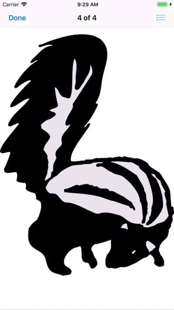 Sweet Skunk Stickers应用截图
