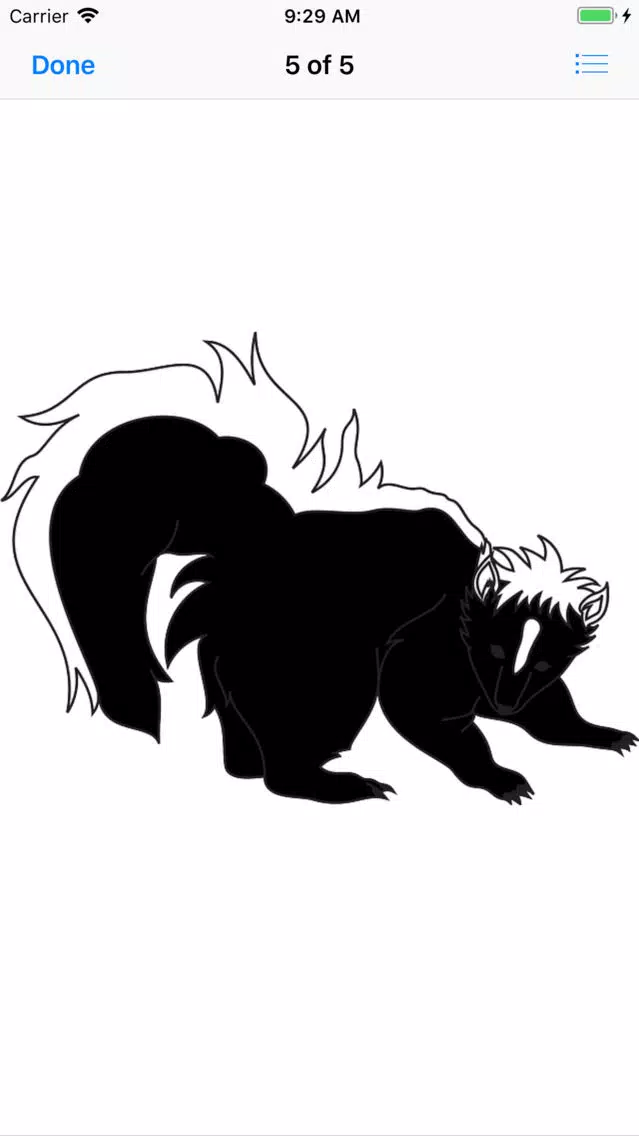Sweet Skunk Stickers应用截图