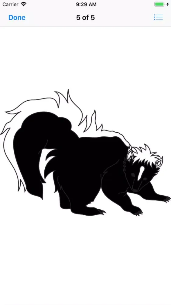 Sweet Skunk Stickers应用截图